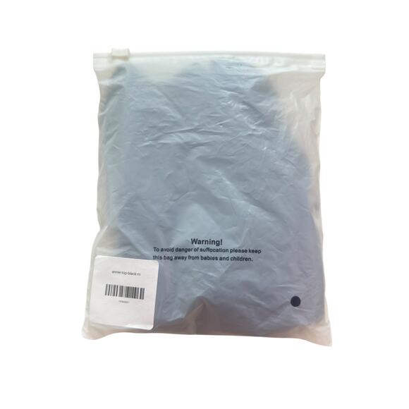 NWT Skatie Annie Swim Bikini Top M Black Removable Adjustable Straps USA - Picture 4 of 5